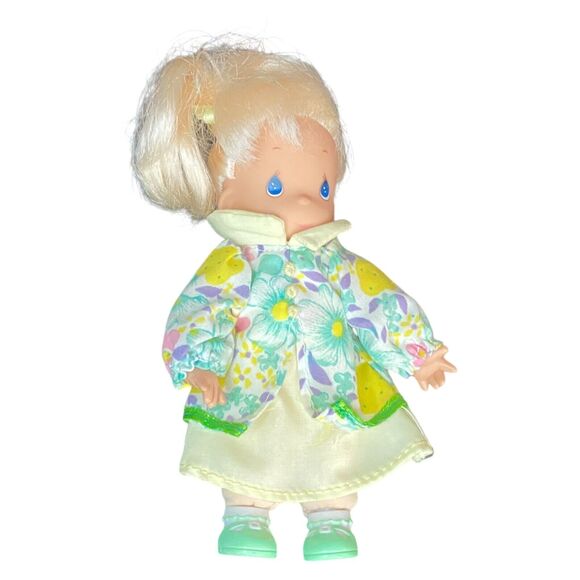 Vintage Precious Moments Doll Carolyne Friendship Garden Doll Blonde 5.25" 1998 - Picture 6 of 14